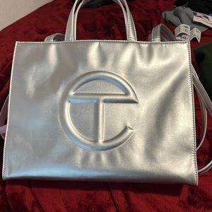 Silver medium Telfar